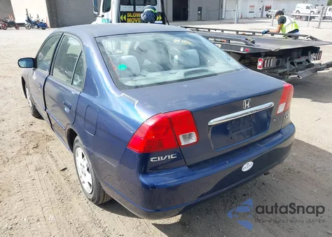 2003 Honda Civic Lx from USA, damaged, VIN 2HGES16593H534902